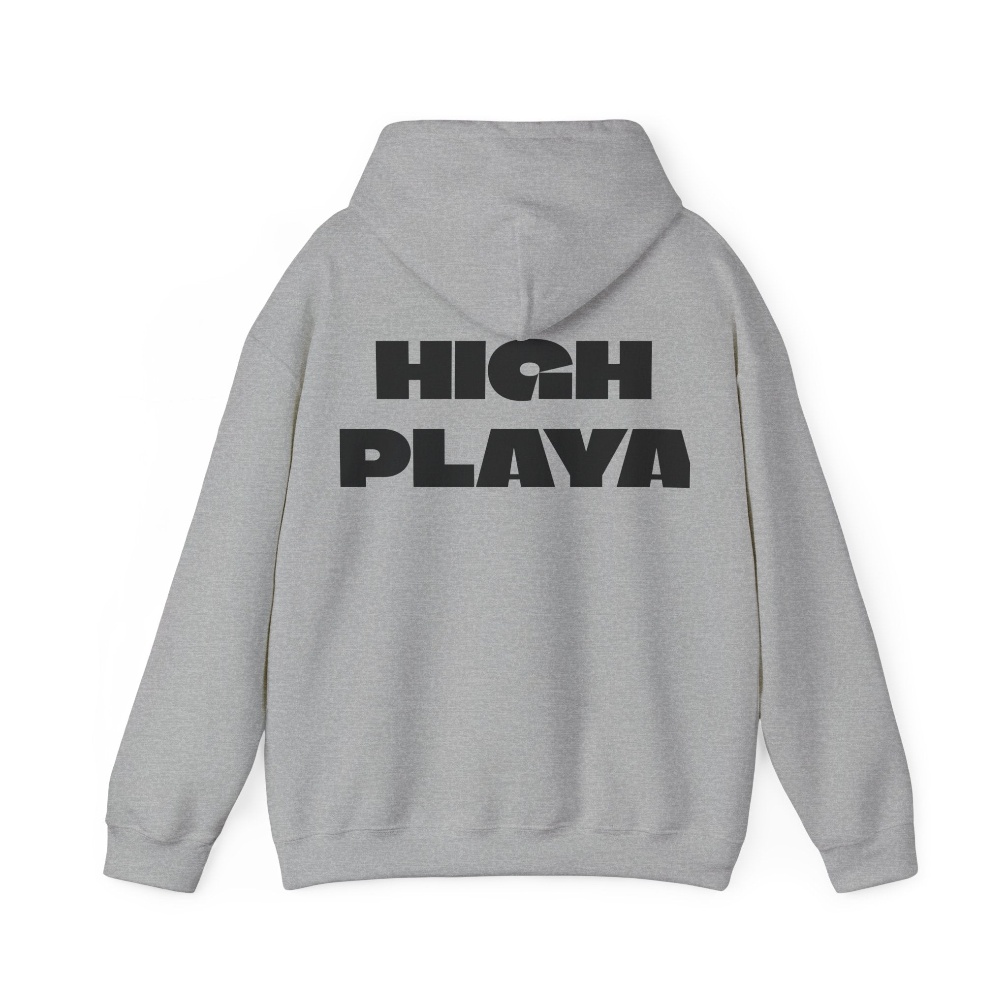 Skull & Roses Hoodie — "High Playa" Graphic Pullover