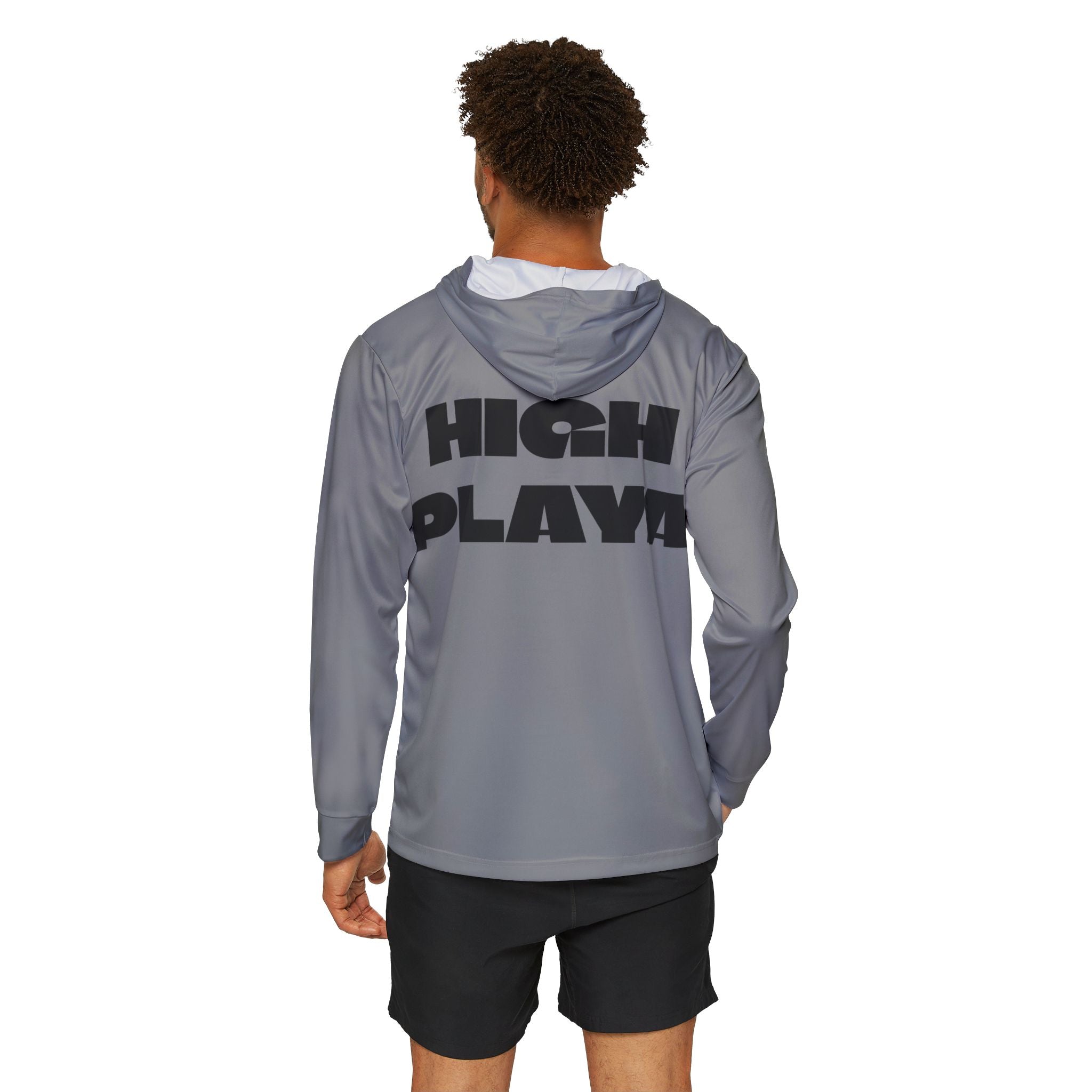 High Playa Sports Warmup Hoodie — Men's Athletic Red Hooded Top